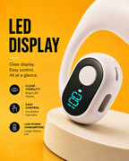 Clip-On Wireless Bluetooth Calling Earphone with LED Display (WSBD)