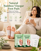 Natural Bamboo Vinegar Foot Pads [BUY 1 GET 1 FREE]